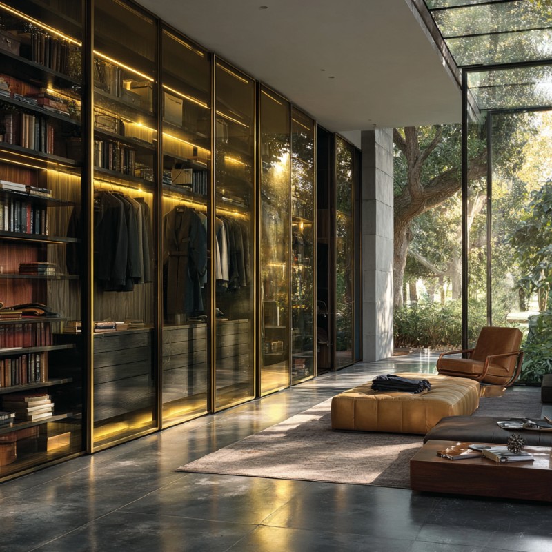 Italienischer Luxus-Kleiderschrank