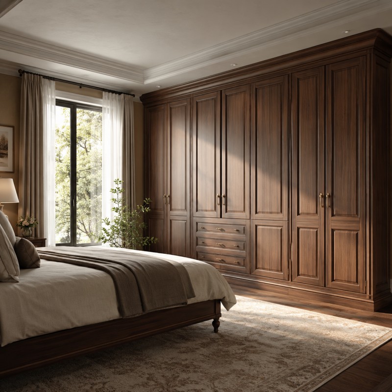 Kleiderschrank im traditionellen Design